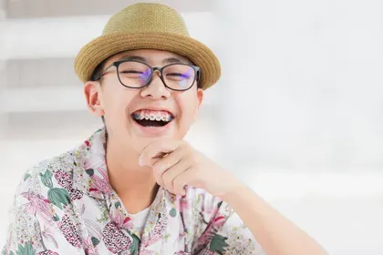 Child Smiling with Braces