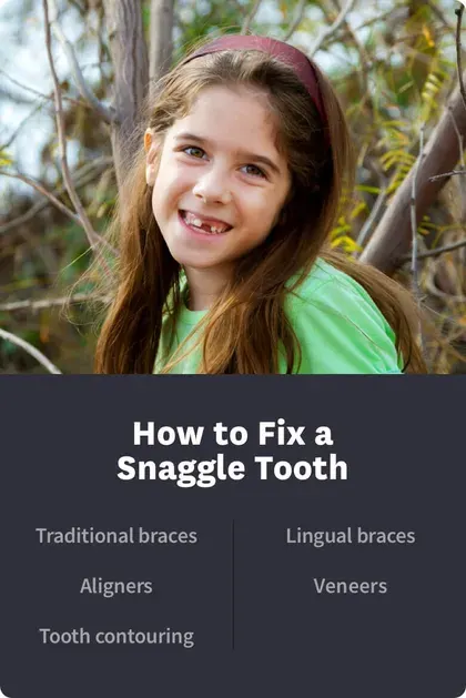 how to fix a snaggle tooth