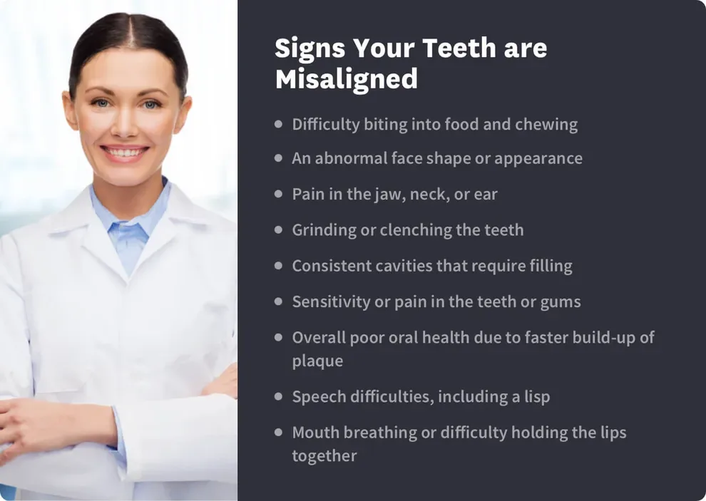 signs your teeth are misaligned