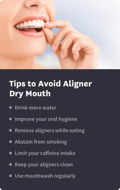 tips to avoid aligner dry mouth